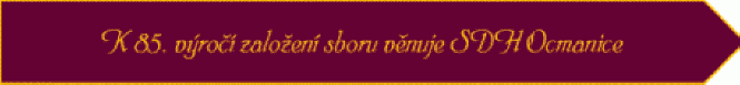 stuha ke slavnostnmu praporu - Ocmanice